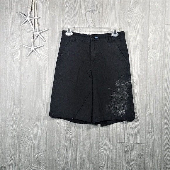 O'NEILL Board Shorts Black Size 26 - Picture 1 of 7